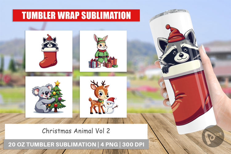 Christmas Tumbler Wrap Image 4
