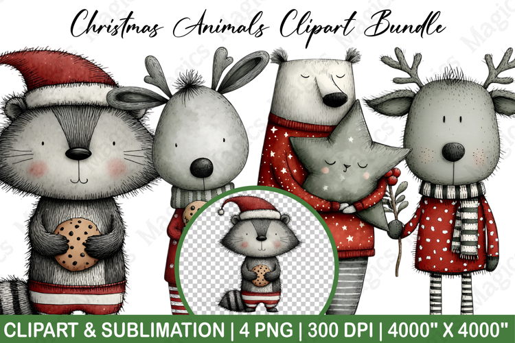 Santa Christmas Clipart Image 17