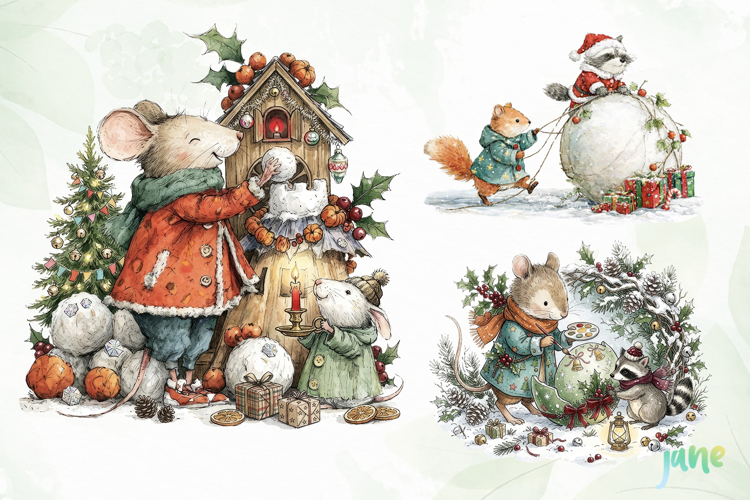 Christmas Animals PNG