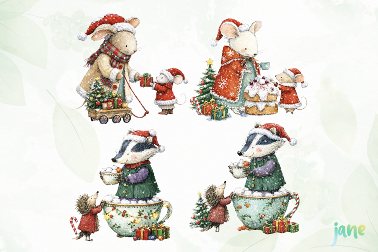 Christmas Animals PNG