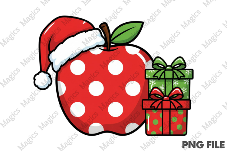 Christmas Apple PNG