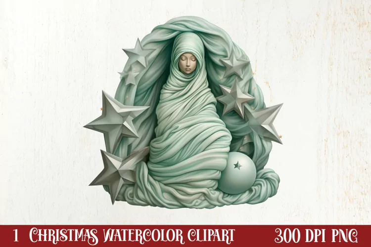 Mint Christmas Baby First Clipart, Christmas PNG