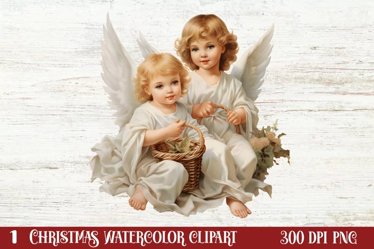 Christmas Baby Jesus Watercolor Clipart, Christmas Baby Jesu