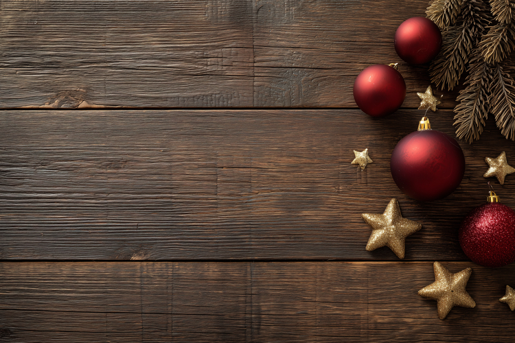 Red Christmas Background Image 6