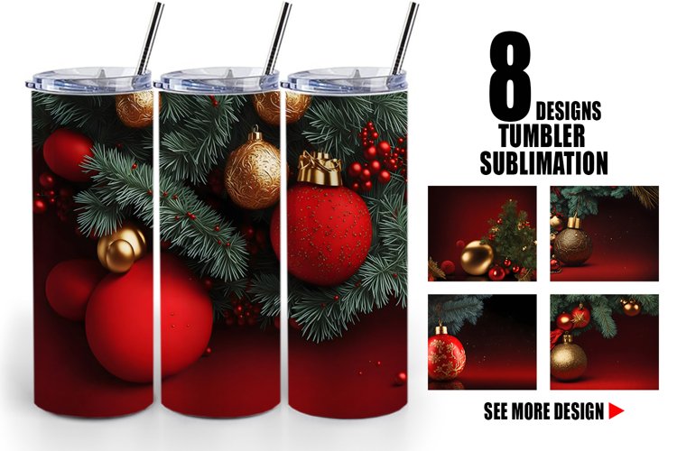 Christmas Tumbler Wrap Image 11