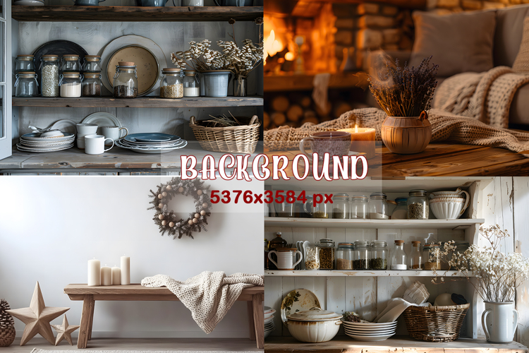 Christmas Background Mock Up Photo