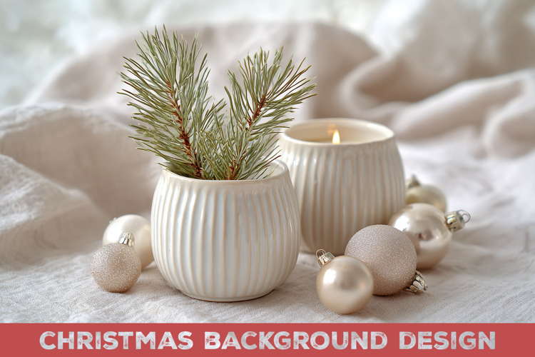 Christmas background. Christmas Mockup Background Design