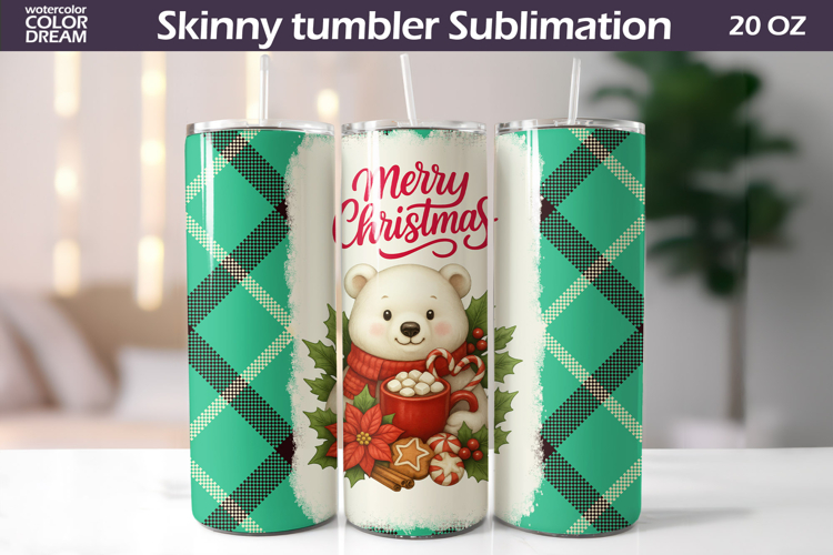Christmas Cocoa Tumbler | Merry Christmas Tumbler