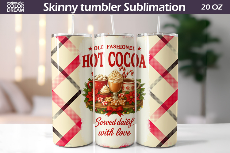 Christmas Cocoa Tumbler | Hot Cocoa Tumbler