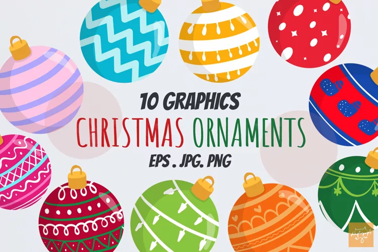Christmas Ornaments Graphic