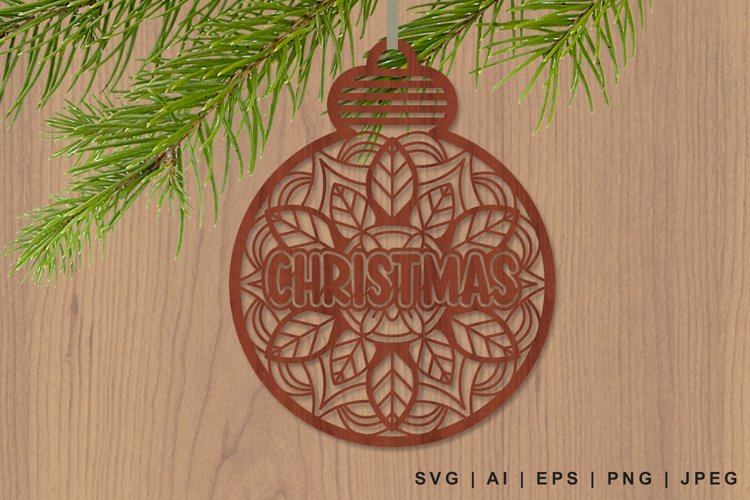 Christmas Ball Ornament Clipart Image 8