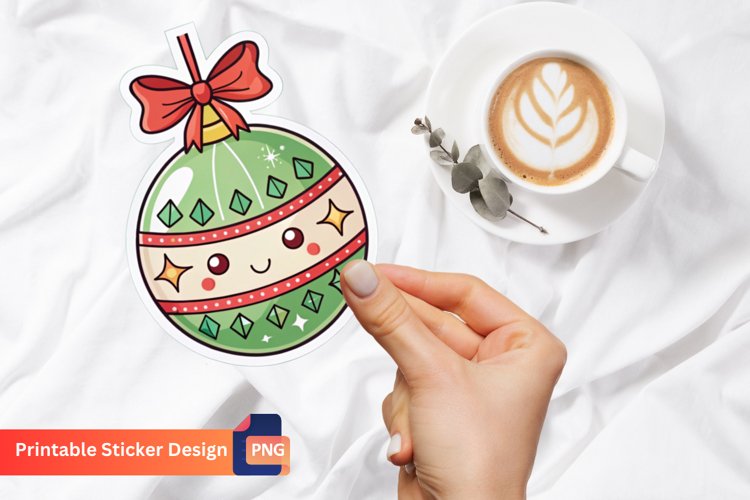 Christmas Ball Ornament Clipart Image 24