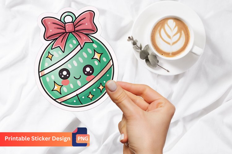 Christmas Ball Ornament Clipart Image 23