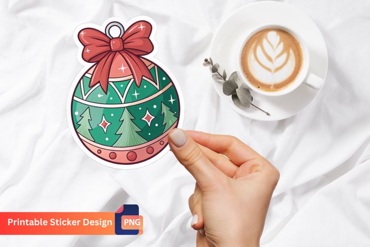 Christmas Ball Ornament Clipart Image 22