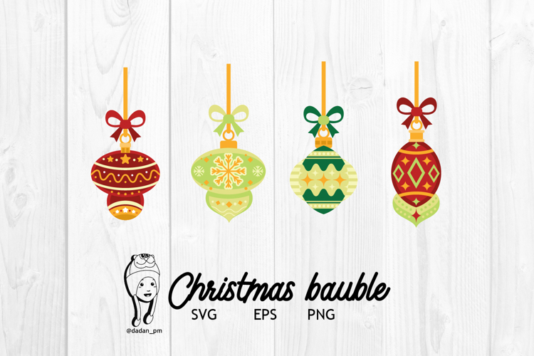 Christmas bauble svg