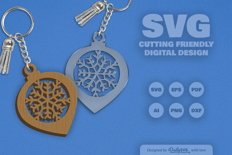 Acrylic Keychain SVG Image 5