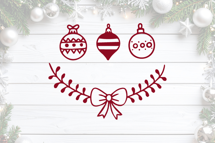 Christmas Baubles and Ornament SVG