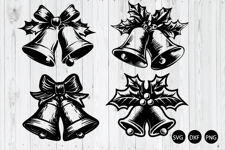 Christmas Bell SVG, Jingle Bells SVG, Christmas SVG