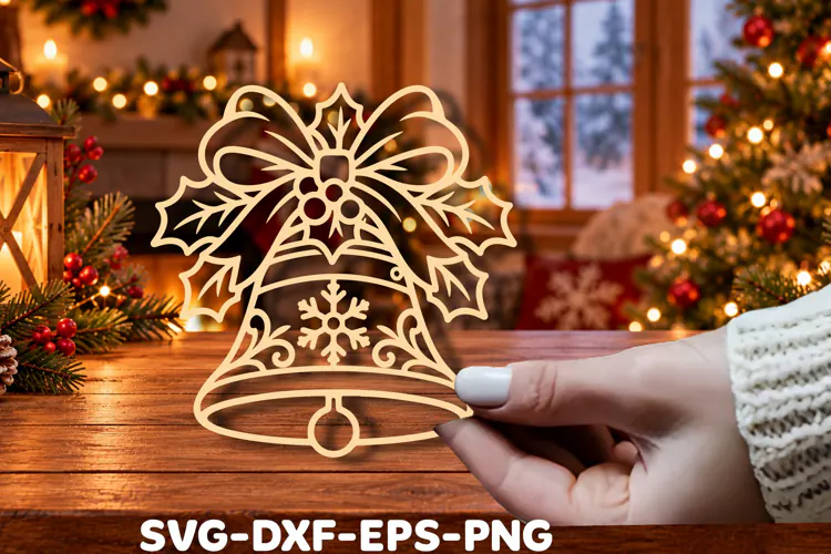 ChristmasCreate a beautiful festive holiday decoration with