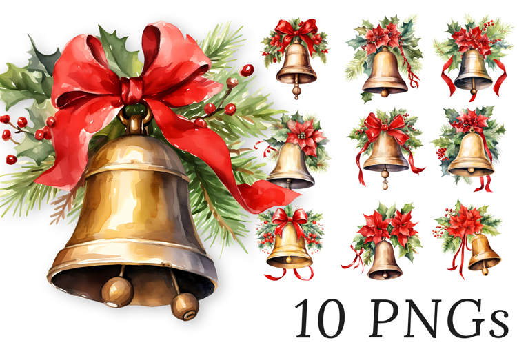Christmas Bells Clipart Image 2
