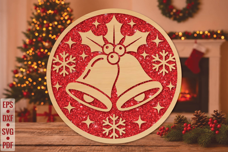 Christmas Bells Laser Cut SVG
