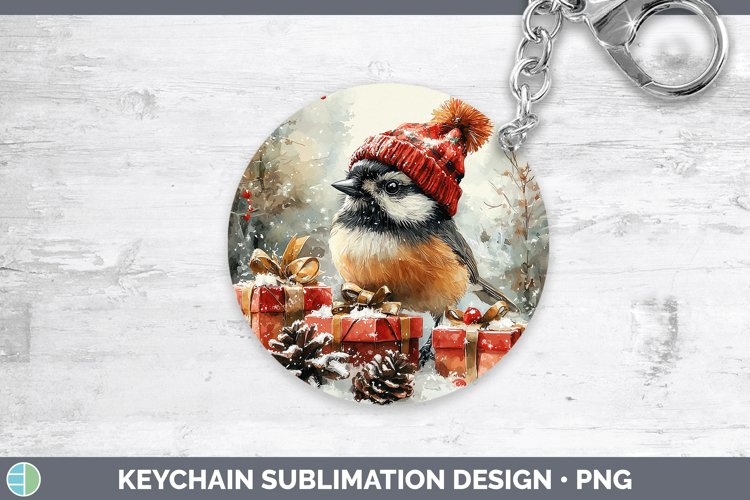 GorgeousChristmas Birds 01 Keychain design.