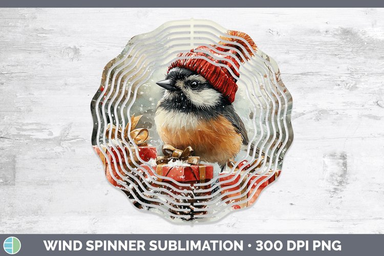 GorgeousChristmas Birds 01 Wind Spinner design.
