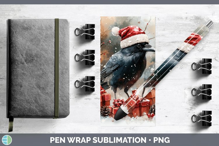 GorgeousChristmas Birds 01 Pen Wrap design.