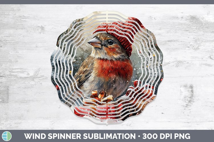 GorgeousChristmas Birds 01 Wind Spinner design.