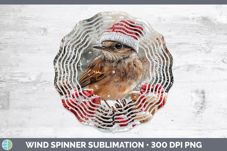 GorgeousChristmas Birds 01 Wind Spinner design.