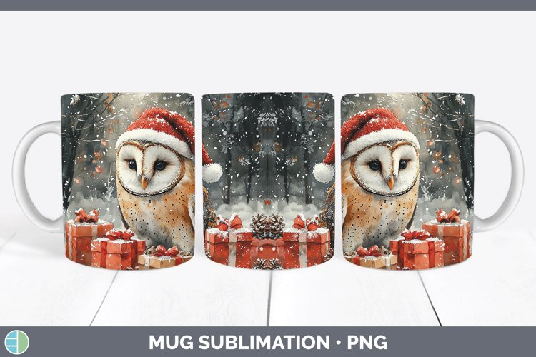 GorgeousChristmas Birds 01 Mug Wrap design.