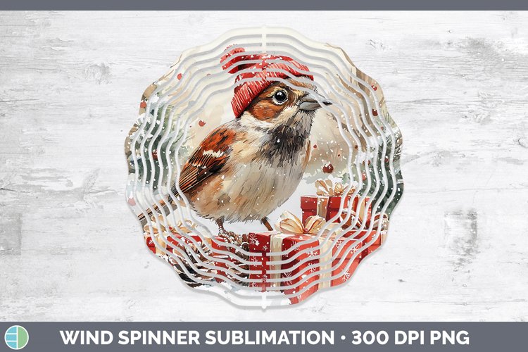 GorgeousChristmas Birds 01 Wind Spinner design.
