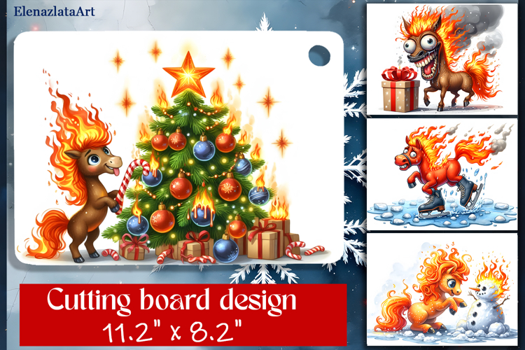 Cute animal Cutting Board Designs, Horse sarcastic