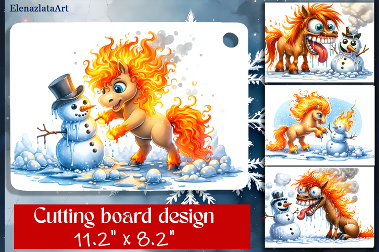 Cute animal Cutting Board Designs, Horse sarcastic