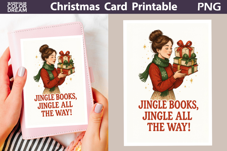 Christmas Card | Book Quotes Card Printable