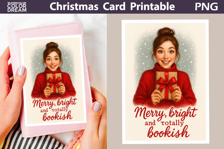 Christmas Card | Book Quotes Card Printable
