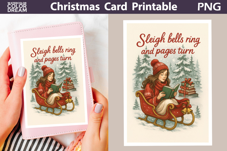 Christmas Card | Book Quotes Card Printable