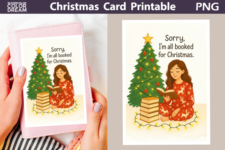 Christmas Card | Book Quotes Card Printable