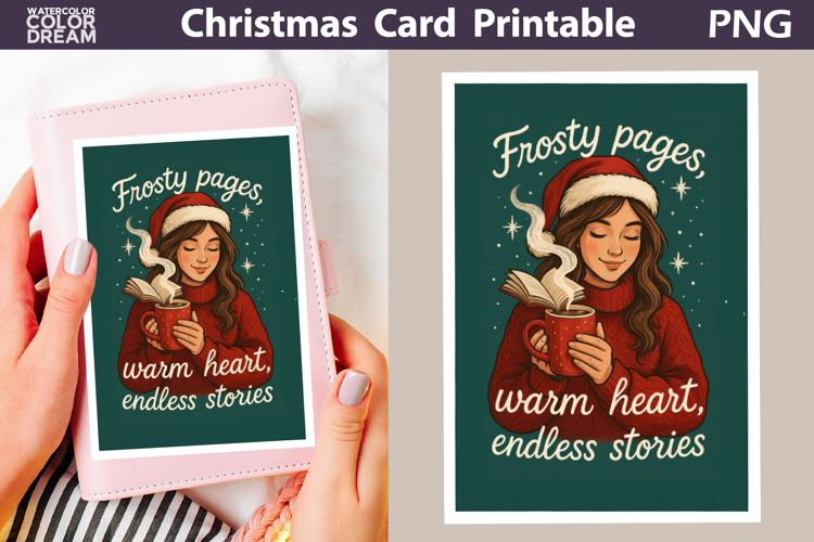Christmas Card | Book Quotes Card Printable