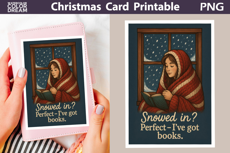 Christmas Card | Book Quotes Card Printable