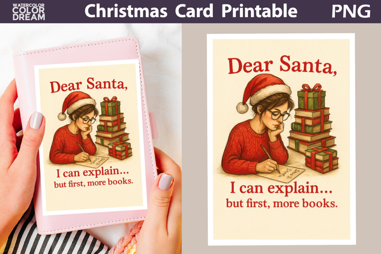 Christmas Card | Book Quotes Card Printable