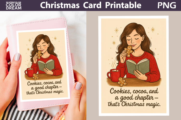 Christmas Card | Book Quotes Card Printable