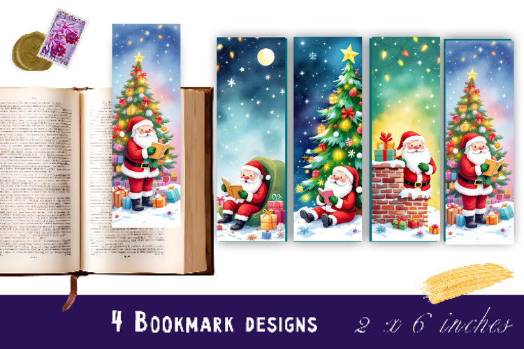 Printable Christmas Bookmark Image 21