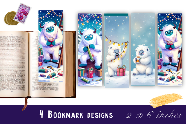 Printable Christmas Bookmark Image 23