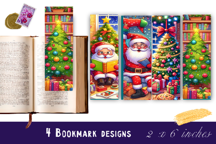 Printable Christmas Bookmark Image 22