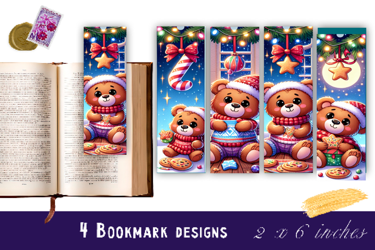 Printable Christmas Bookmark Image 23