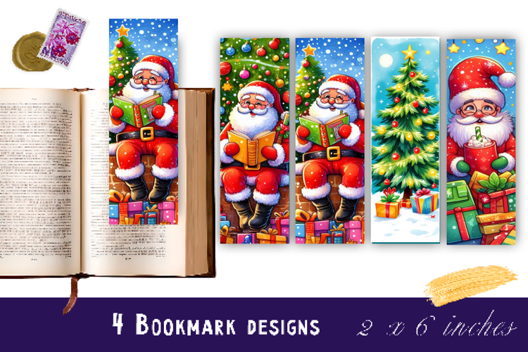 Printable Christmas Bookmark Image 21
