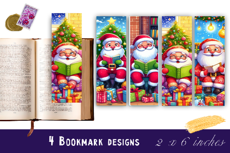 Printable Christmas Bookmark Image 19