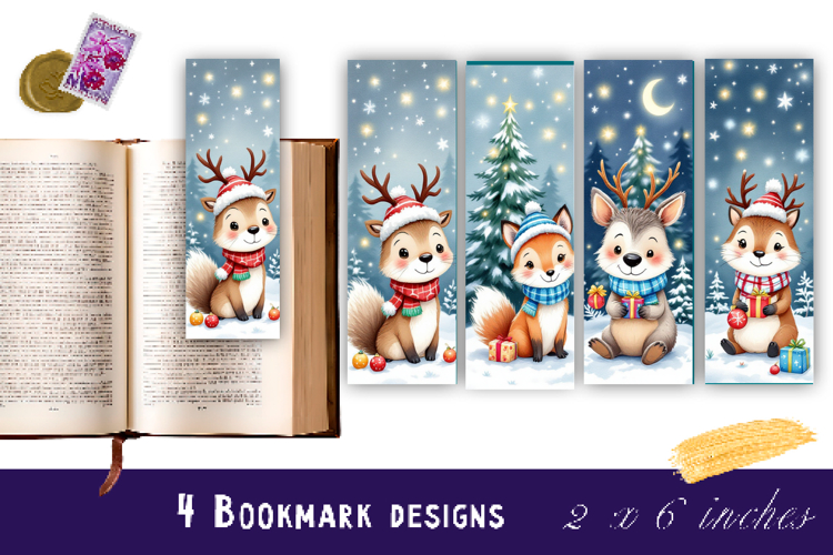 Printable Christmas Bookmark Image 2