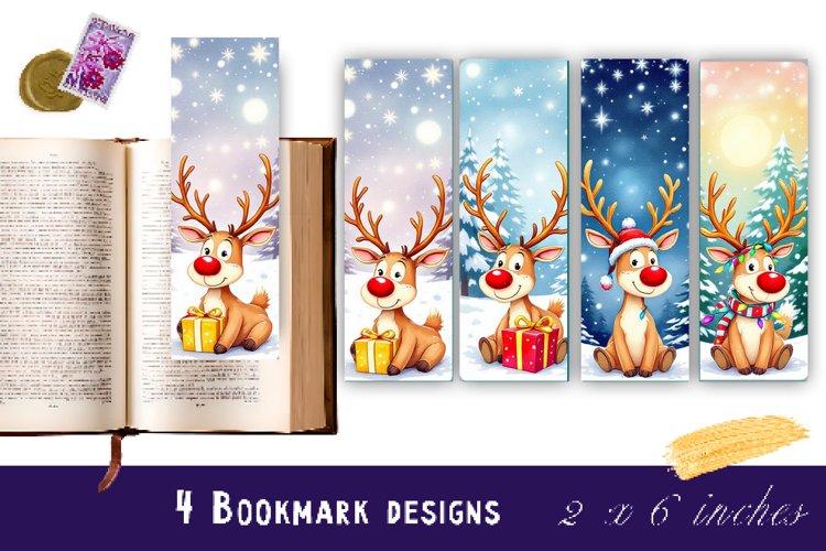 Printable Christmas Bookmark Image 10